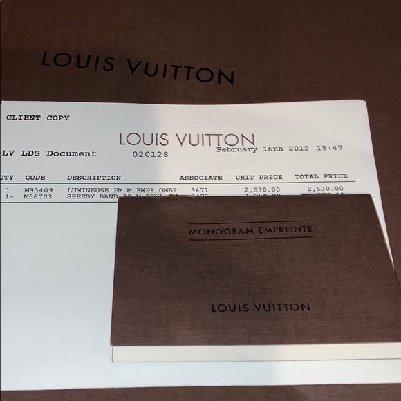 Louis Vuitton lumineuse PM M. Empreinte monogram - Picture 2 of 8